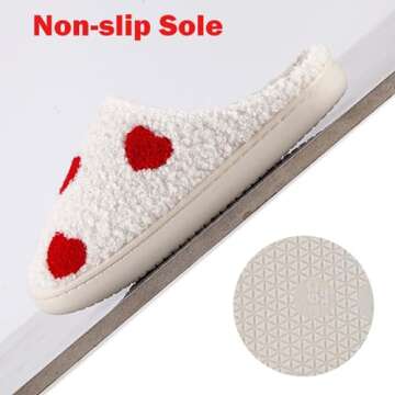 Cozy HIPINISS Heart Slippers for Ultimate Comfort