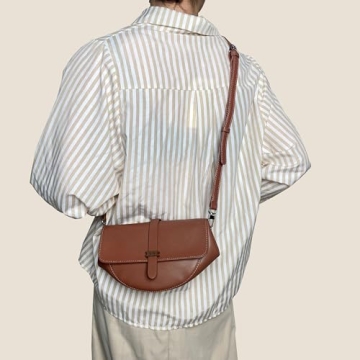 Women's Crossbody Bags, Shoulder Bags, Handbags, Small Purses，crossbody bags for women (brown)