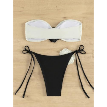 MakeMeChic 2 Piece Floral Bikini Set for Stylish Vacations