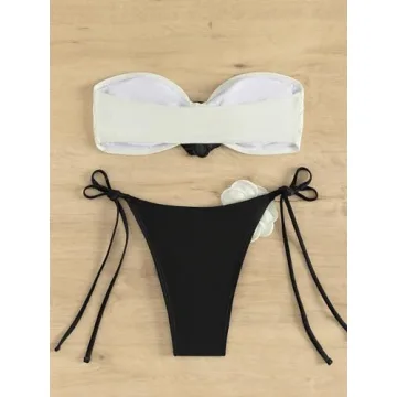 MakeMeChic 2 Piece Floral Bikini Set for Stylish Vacations