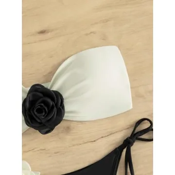 MakeMeChic 2 Piece Floral Bikini Set for Stylish Vacations