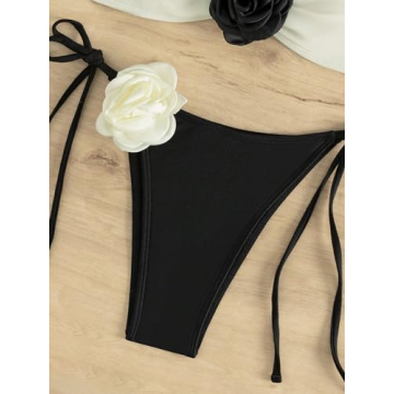 MakeMeChic 2 Piece Floral Bikini Set for Stylish Vacations