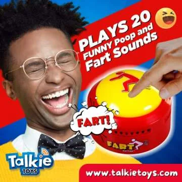 Fun Talkie Toys Fart Button - 20 Hilarious Sound Effects