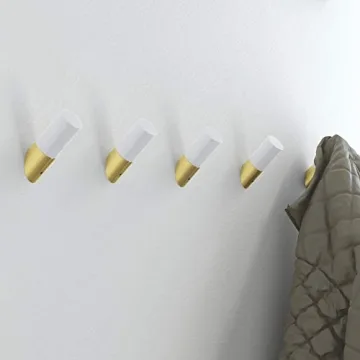 Franklin Brass Modern Hook Set in Brushed Brass Finish