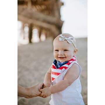 Copper Pearl Baby Bandana Bibs - Stylish and Absorbent