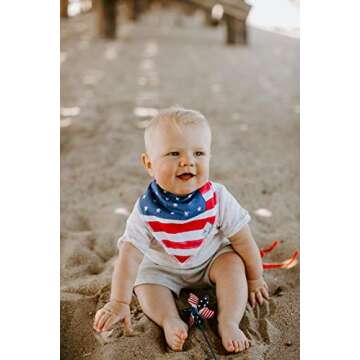Copper Pearl Baby Bandana Bibs - Stylish and Absorbent