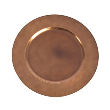 Elegant SARO Charger Plates Set of 4 for Dining Tables