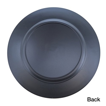 Elegant SARO Charger Plates Set of 4 for Dining Tables