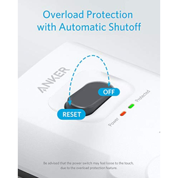 Anker Power Strip Surge Protector: 12 Outlets, 3 USB, 4000 Joules
