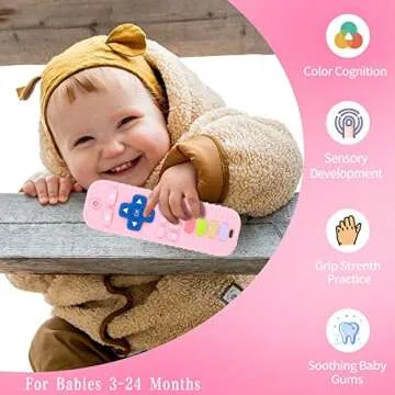 Yinghezu BPA-Free Baby Teething Toy for Infants