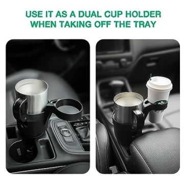 Cup Holder Tray for Car Enhances Driving Convenience