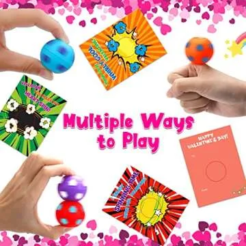 26PCS Fidget Spinner Soccer Balls and Valentine's Cards Set