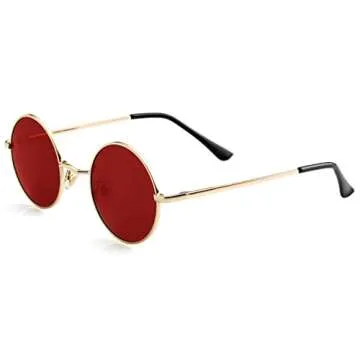 Kursan Red Circle Polarized Sunglasses for All Ages