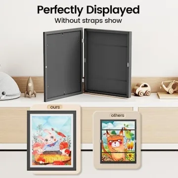 BAIJIALI Art Frames for Kids - Display & Store Art