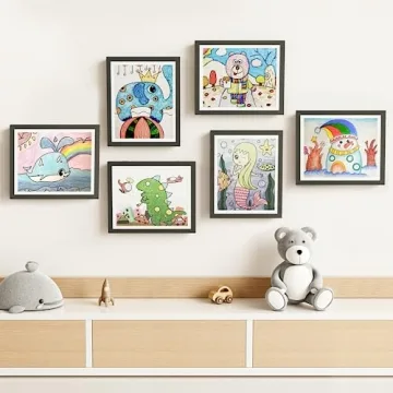 BAIJIALI Art Frames for Kids - Display & Store Art