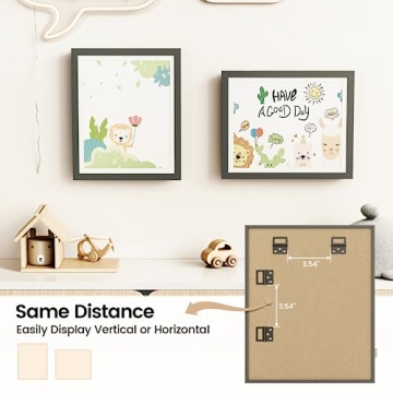BAIJIALI Art Frames for Kids - Display & Store Art