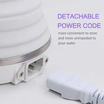 Portable Travel Kettle - ShineMe Food Grade Silicone Electric Kettle