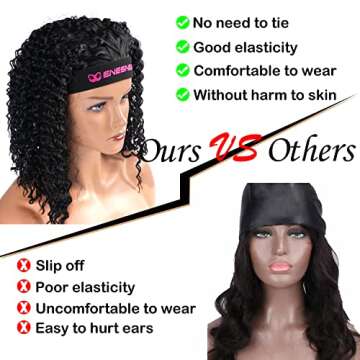 4PCS Wig band,Elastic Bands for Wig,Lace Front Wig Edge Band for Women,Lace Melting Band for Wigs and Baby Hair,Wig Bands for Keeping Wigs in Place,Wig Grip Headband Edge Wrap to Lay Edges