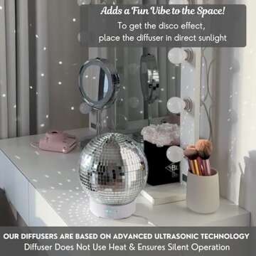 SCANDINORDICA Disco Ball Diffuser - Aromatherapy & Colors