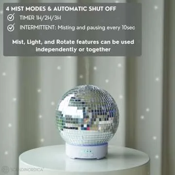 SCANDINORDICA Disco Ball Diffuser - Aromatherapy & Colors