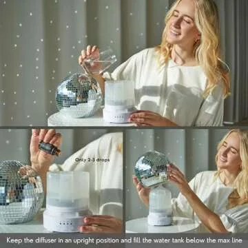 SCANDINORDICA Disco Ball Diffuser - Aromatherapy & Colors