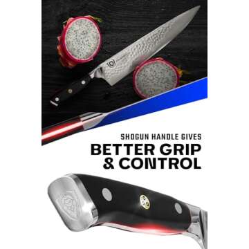 Dalstrong Chef Knife - 10.25 inch Damascus AUS-10V Steel