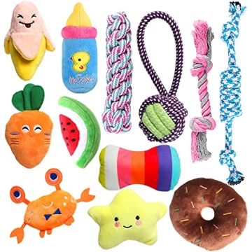 SYEENIFY Puppy Chew Toys - Safe Durable Teething Toys