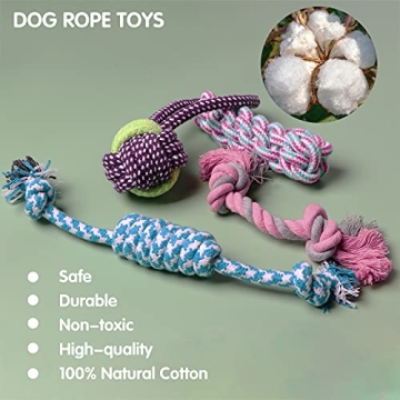SYEENIFY Puppy Chew Toys - Safe Durable Teething Toys