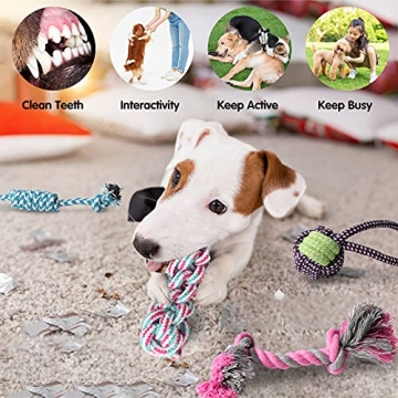SYEENIFY Puppy Chew Toys - Safe Durable Teething Toys