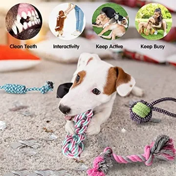 SYEENIFY Puppy Chew Toys - Safe Durable Teething Toys