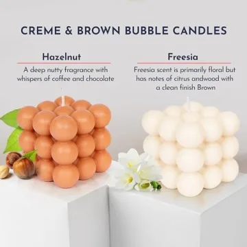 Loftern Handmade Bubble Candle - Unique Soy Wax Aromatic Decor