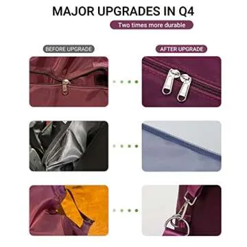 TOOSEA Expandable Travel Duffle Bag for women