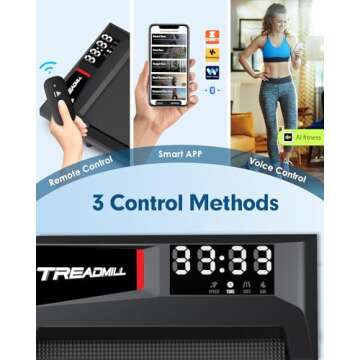 Walking Pad with Incline, Walking Pad Treadmill 300lb Capacity, Works with KINOMAP WELLFIT APP, 2.5H...