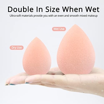 BEAKEY Vegan Makeup Sponges - Flawless Foundation Blending