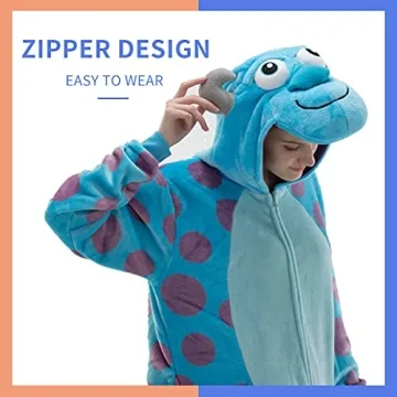 COSUSKET Unisex Adult Flannel Animal Onesie Pajamas