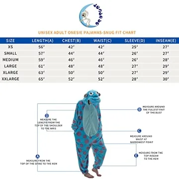 COSUSKET Unisex Adult Flannel Animal Onesie Pajamas