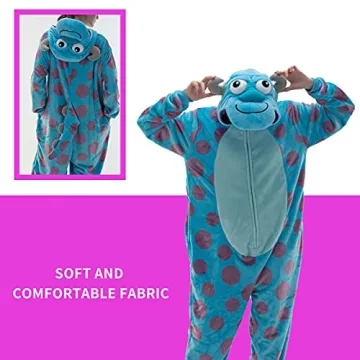 COSUSKET Unisex Adult Flannel Animal Onesie Pajamas