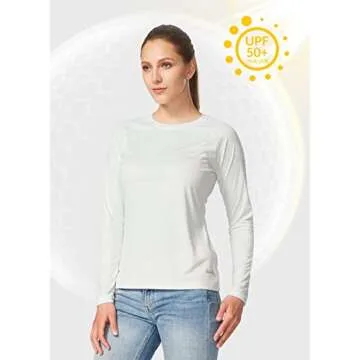 BALEAF Women's UPF 50+ Sun Shirts Long Sleeve UV Protection Rash Guard Lightweight Quick Dry SPF Hik...