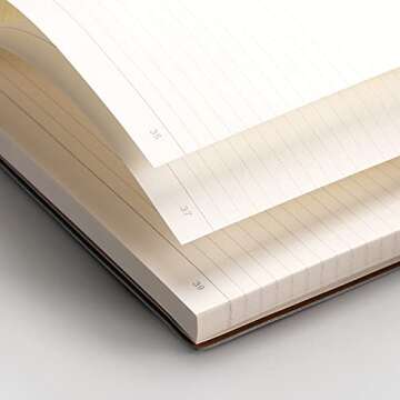 EMSHOI College Ruled Notebook B5 Thick Pages and Sticky Notes