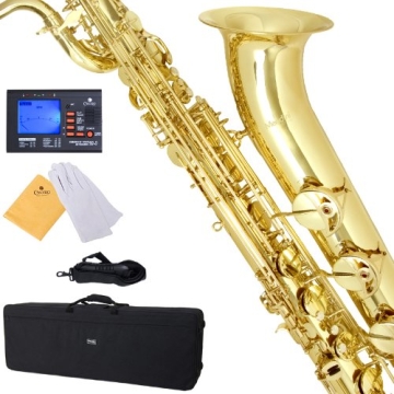Mendini Baritone Saxophone - Exceptional Sound & Complete Accessories Included