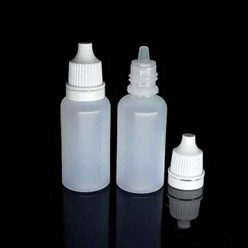 Twdrer 80PCS 10ml Leak-Proof Dropper Bottles