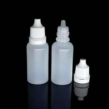 Twdrer 80PCS 10ml Leak-Proof Dropper Bottles