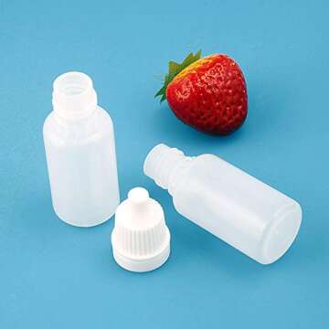 Twdrer 80PCS 10ml Leak-Proof Dropper Bottles