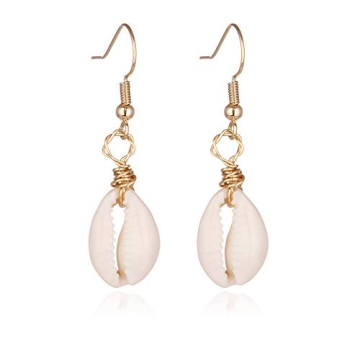 Buy Barch Young Cowrie Shell Earrings for Summer Style