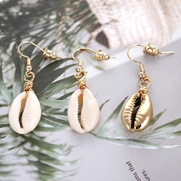 Buy Barch Young Cowrie Shell Earrings for Summer Style