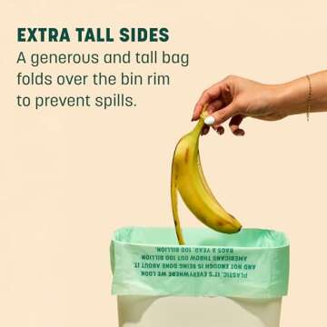 HoldOn Compostable Trash Bags Bundle - Eco-Friendly & Heavy Duty