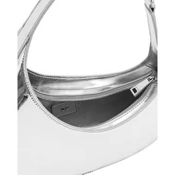 JW PEI Harlee Shoulder Bag Silver Stylish & Eco-friendly