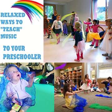 AIVIAI Juggling Scarves for Kids Play 24 Pcs Dance Music Scarfs Colorful Silk Actives Scarves Rhythm Band Scarves for Toddlers Children Movement(6 Colors)