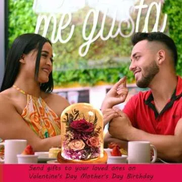 lovenfold Flowers for Delivery Preserved Rose Gifts for Women,Long-Lasting Real Flowers in Glass Dome,Valentine Day Mothers Day Birthday Gifts for Women Mom Friend(Purple Rose)