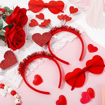Whaline Valentine's Day Party Accessories 6Pcs Set